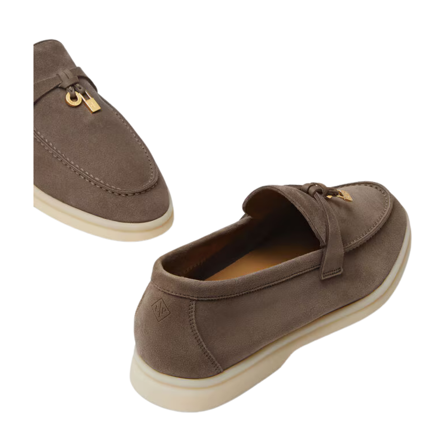 <tc>Loro Piana</tc> حذاء لوفرز صيفي للنساء من تشارمز ووك (جلد سويدي)