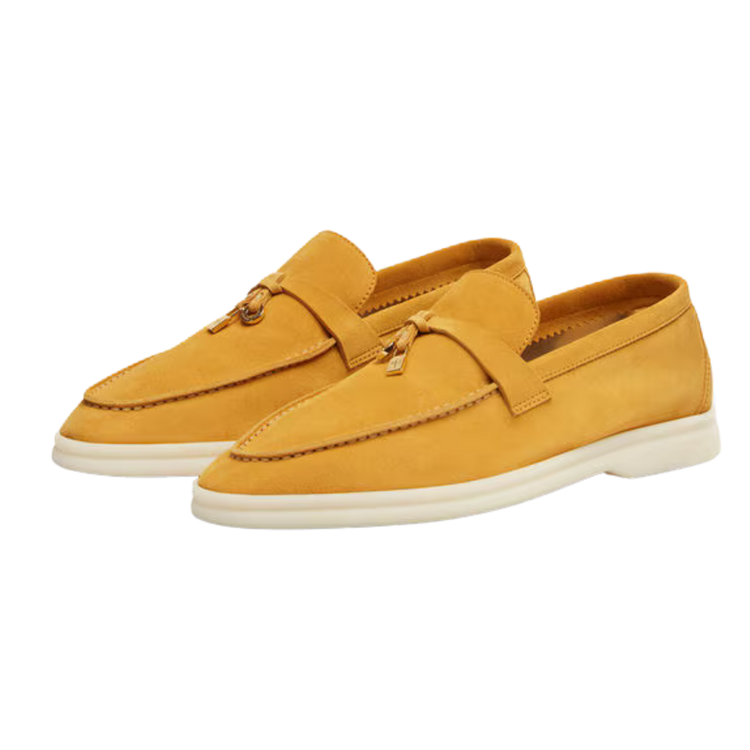 <tc>Loro Piana</tc> Mocassins d'été Charms Walk pour femmes (daim)