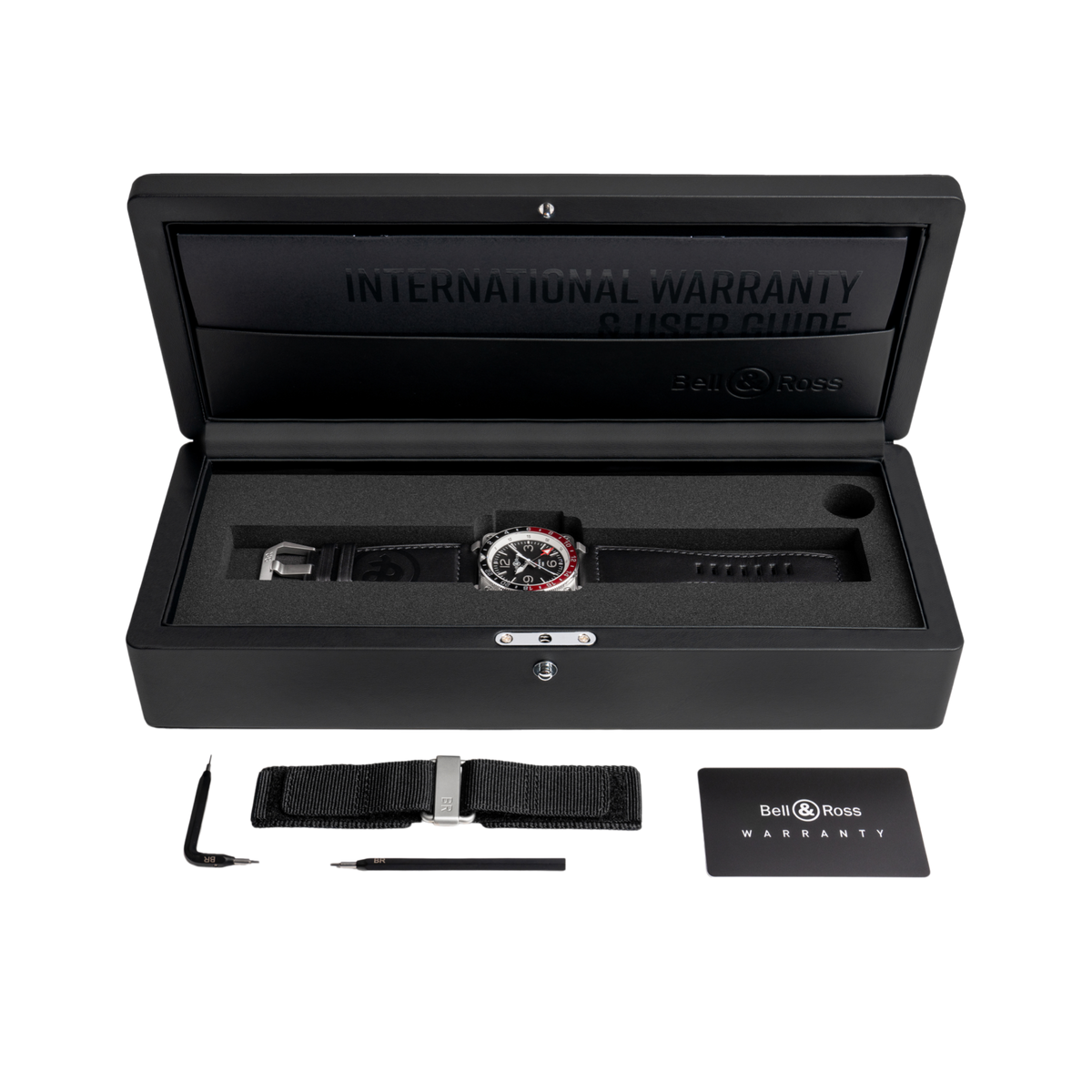 Bell & Ross BR-03 GMT Schwarz