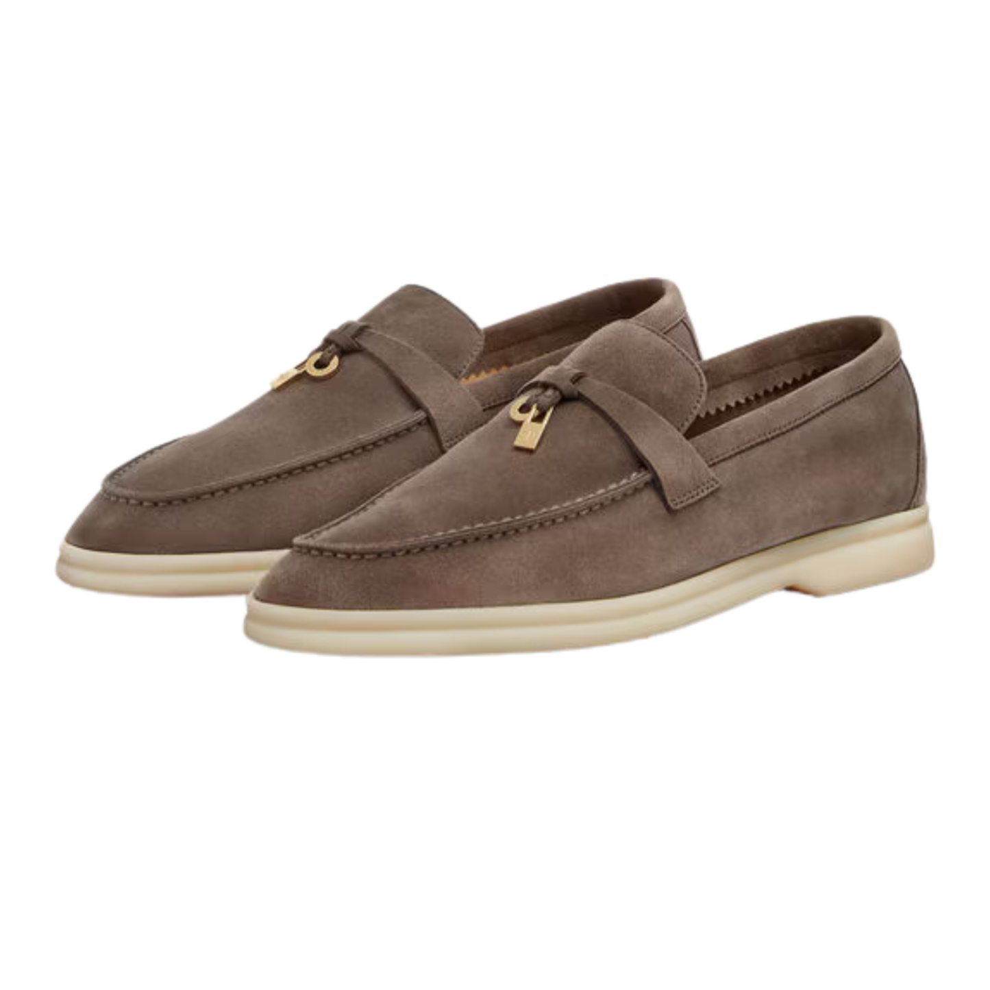 <tc>Loro Piana</tc> حذاء لوفرز صيفي للنساء من تشارمز ووك (جلد سويدي)