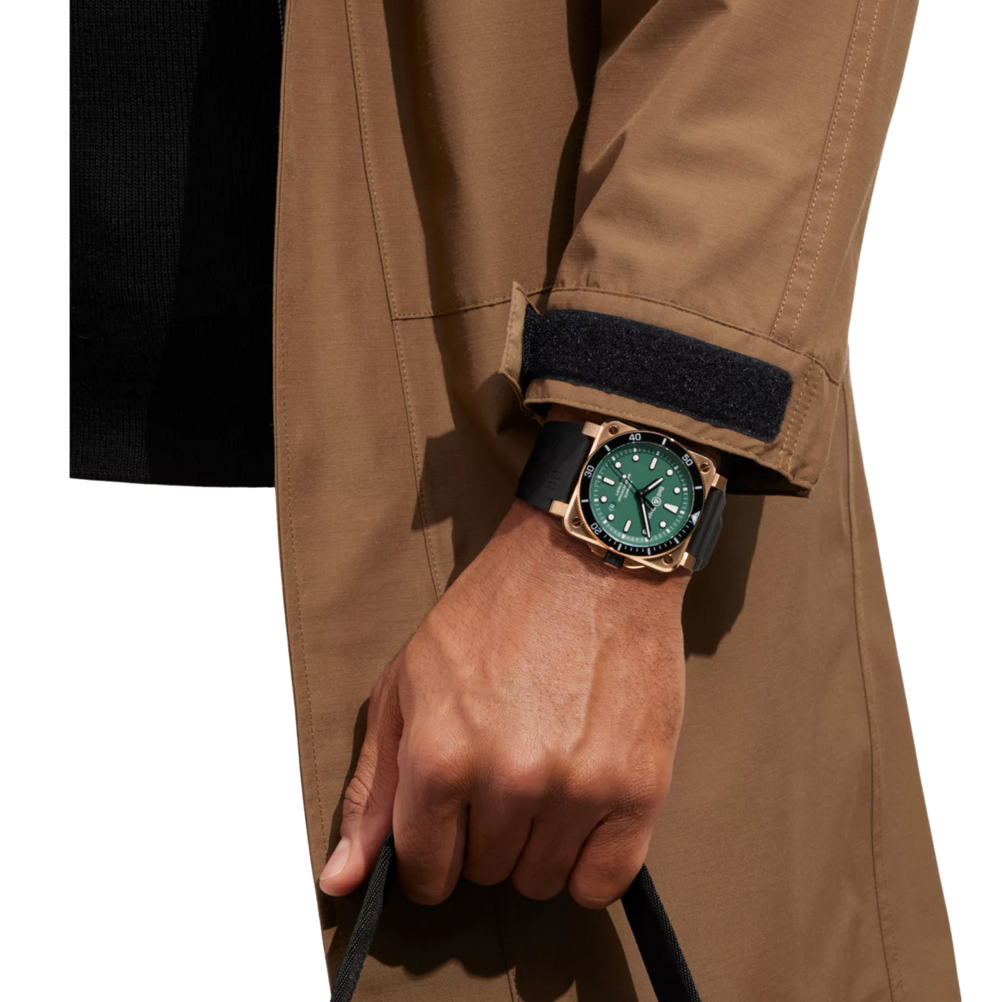 Bell & Ross BR-03 Diver Schwarz & Grün Bronze