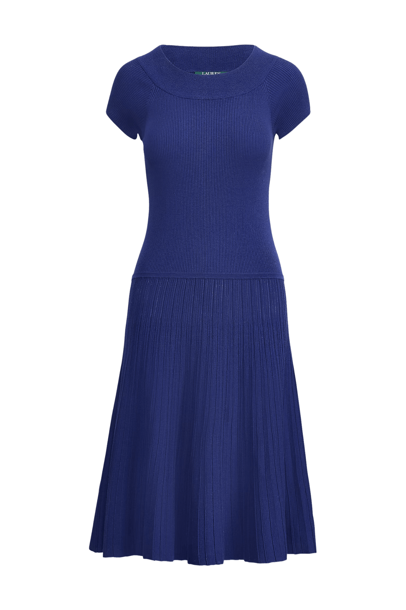 <tc>Ralph Lauren</tc> Vestido ajustado y acampanado para mujer