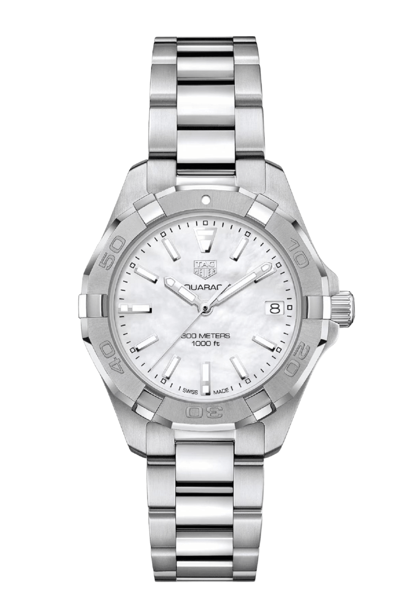 <tc>TAG Heuer</tc> Reloj de cuarzo Aquaracer 300M de 32 mm para mujer