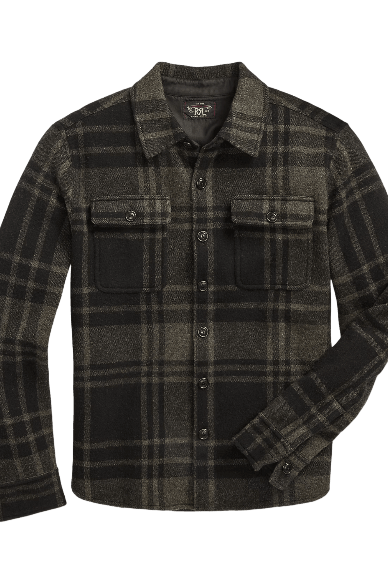 <tc>Ralph Lauren</tc> Suéter de trabajo de lana jacquard a cuadros para hombre