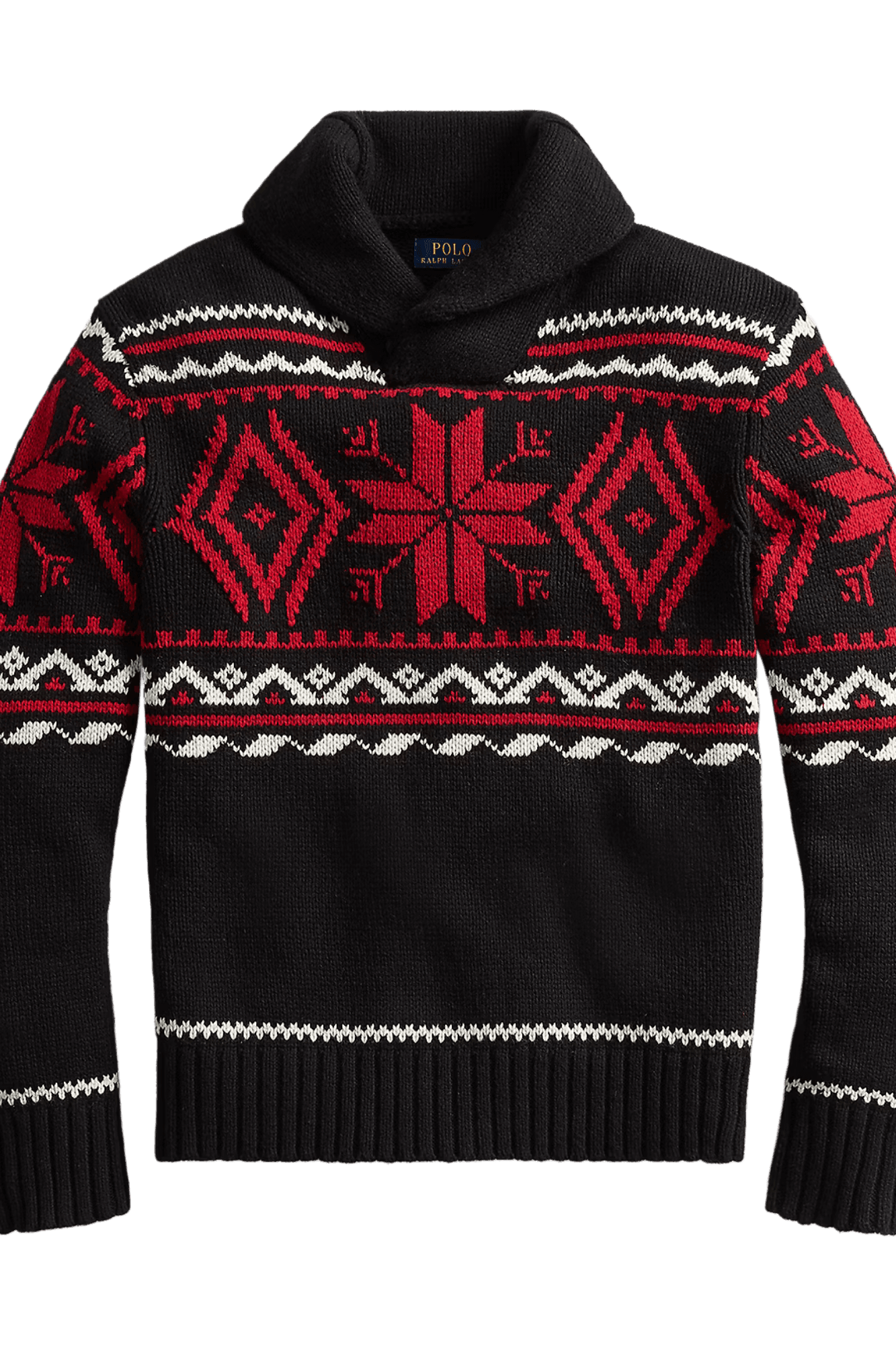 <tc>Ralph Lauren</tc> Suéter de algodón con copos de nieve para hombre