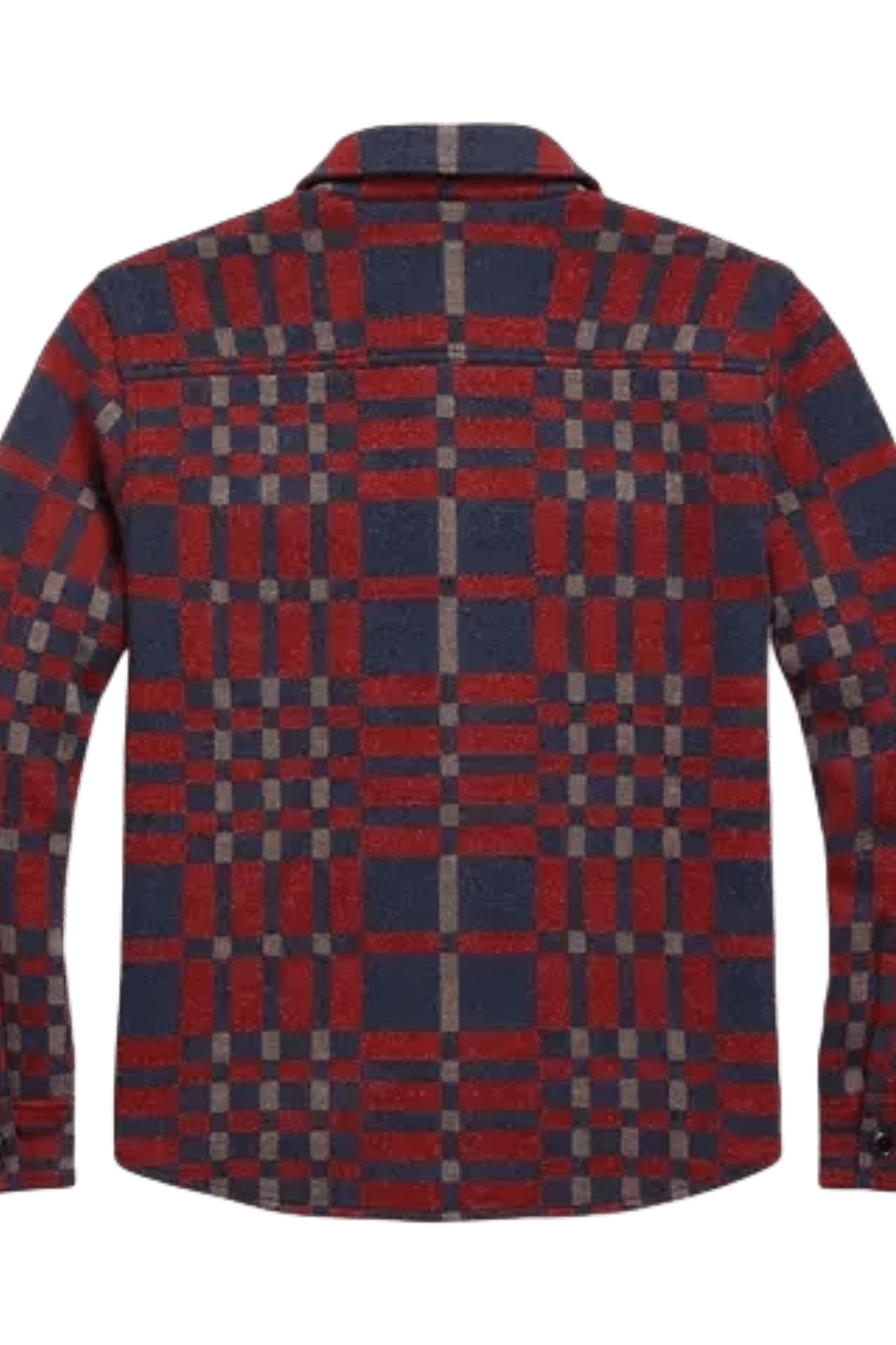 Ralph Lauren Herren-Arbeitshemd-Pullover aus Wollmischung mit Karomuster
