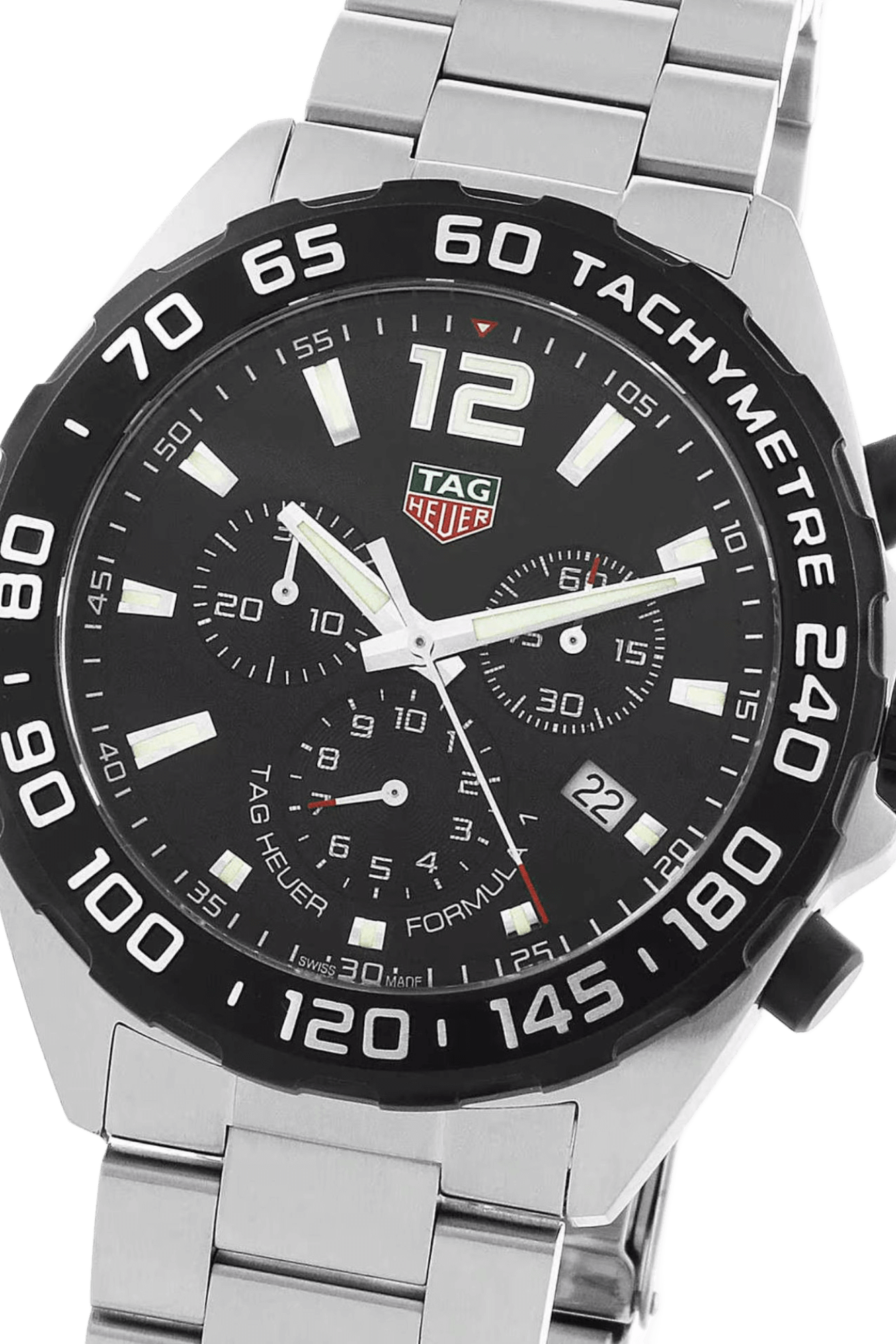 <tc>TAG Heuer</tc> Montre chronographe à quartz Formule 1 pour homme, 43 mm