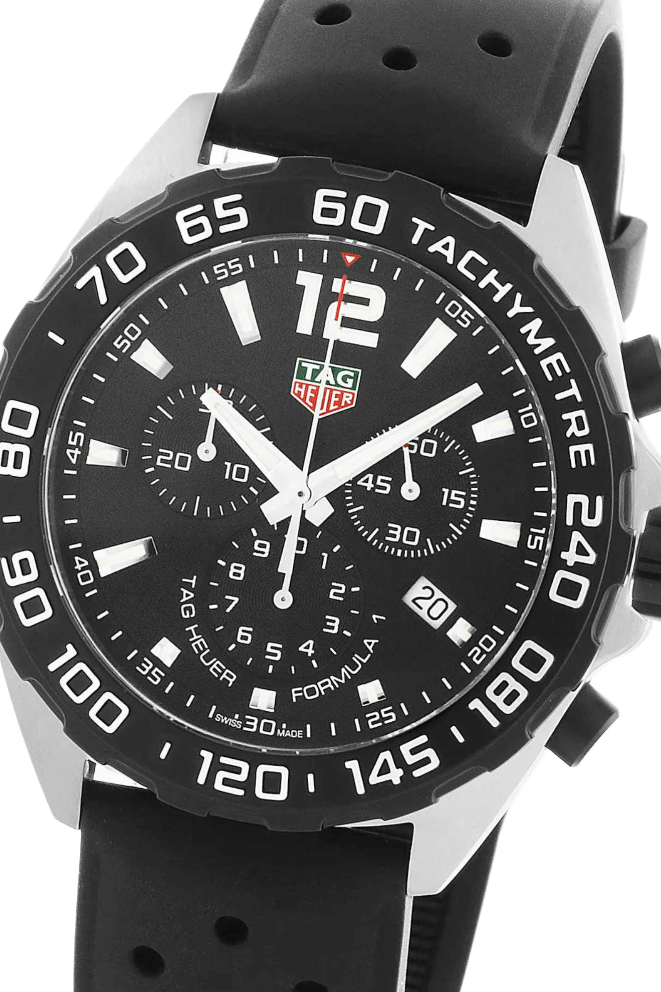 <tc>TAG Heuer</tc> Montre chronographe à quartz Formule 1 pour homme, 43 mm