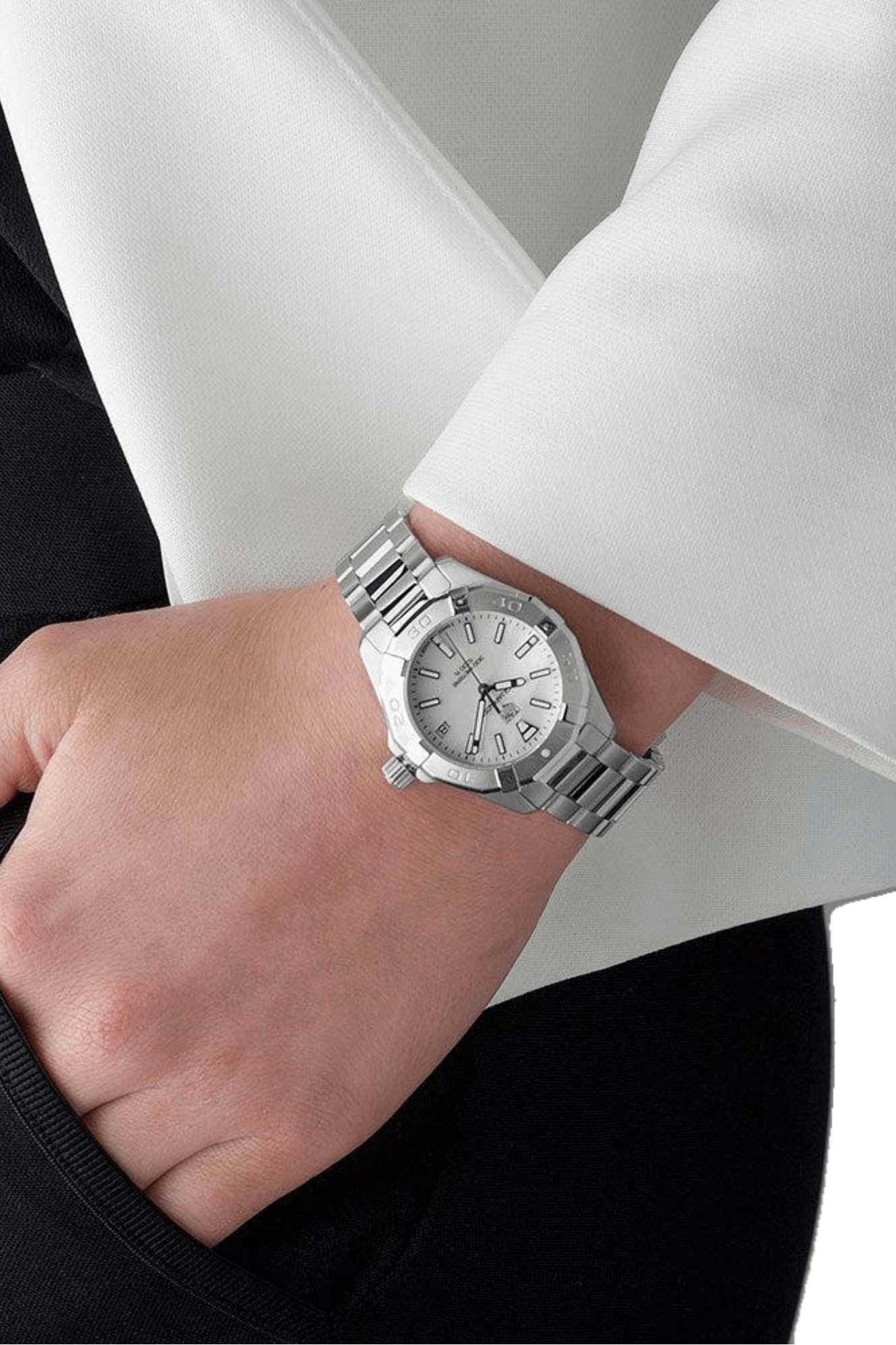 <tc>TAG Heuer</tc> Reloj de cuarzo Aquaracer 300M de 32 mm para mujer