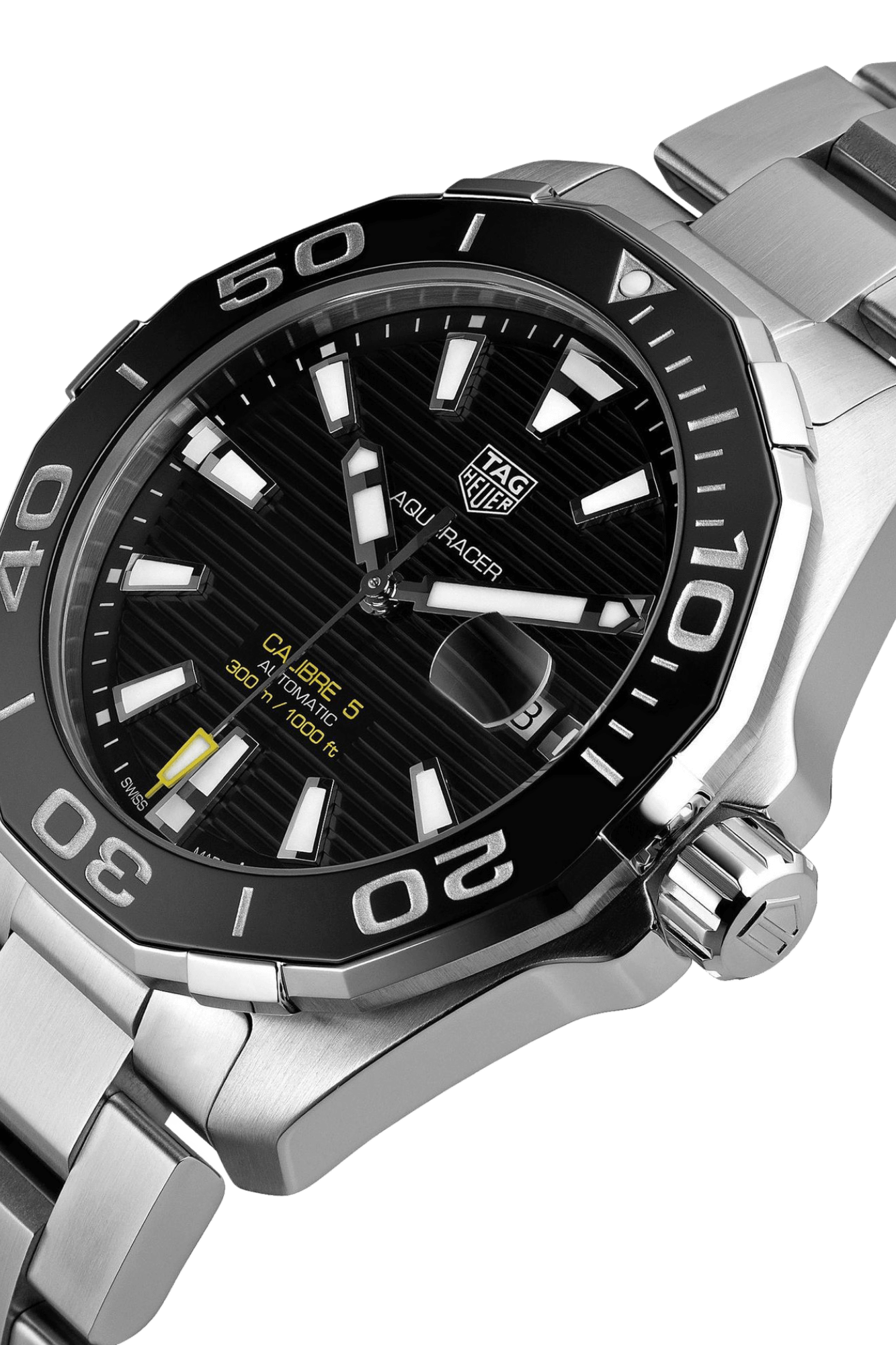 <tc>TAG Heuer</tc> Aquaracer Calibre 5 自動腕錶 43 毫米男士腕錶