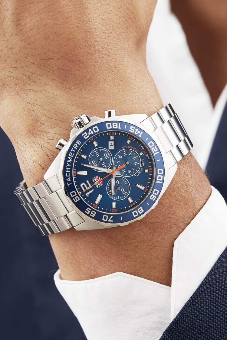 <tc>TAG Heuer</tc> Reloj cronógrafo de cuarzo Fórmula 1 de 43 mm para hombre
