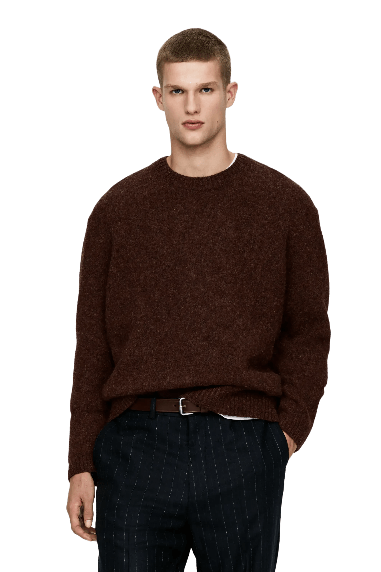 <tc>Arket</tc> Jersey de lana con cuello redondo para hombre