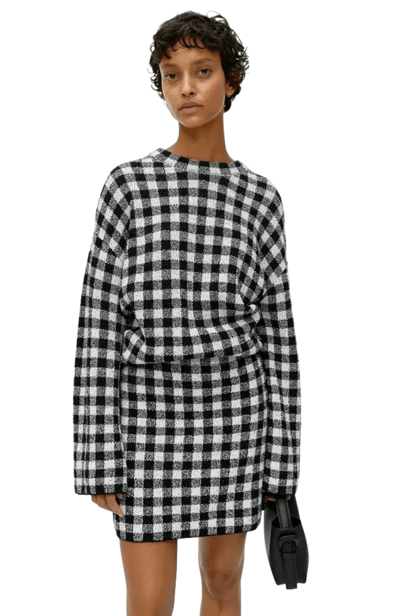 <tc>Arket</tc> Minifalda de punto jacquard para mujer
