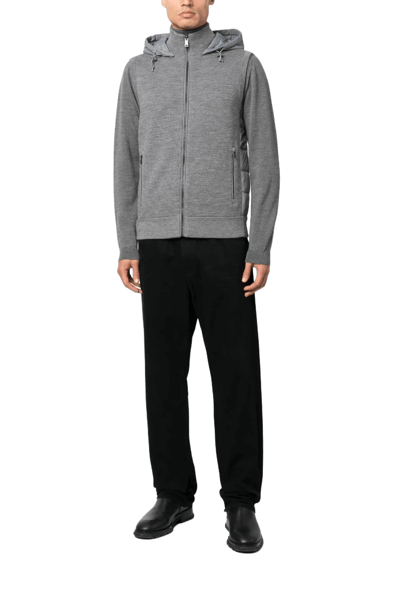 <tc>Ralph Lauren</tc> Suéter híbrido sin mangas con capucha para hombre