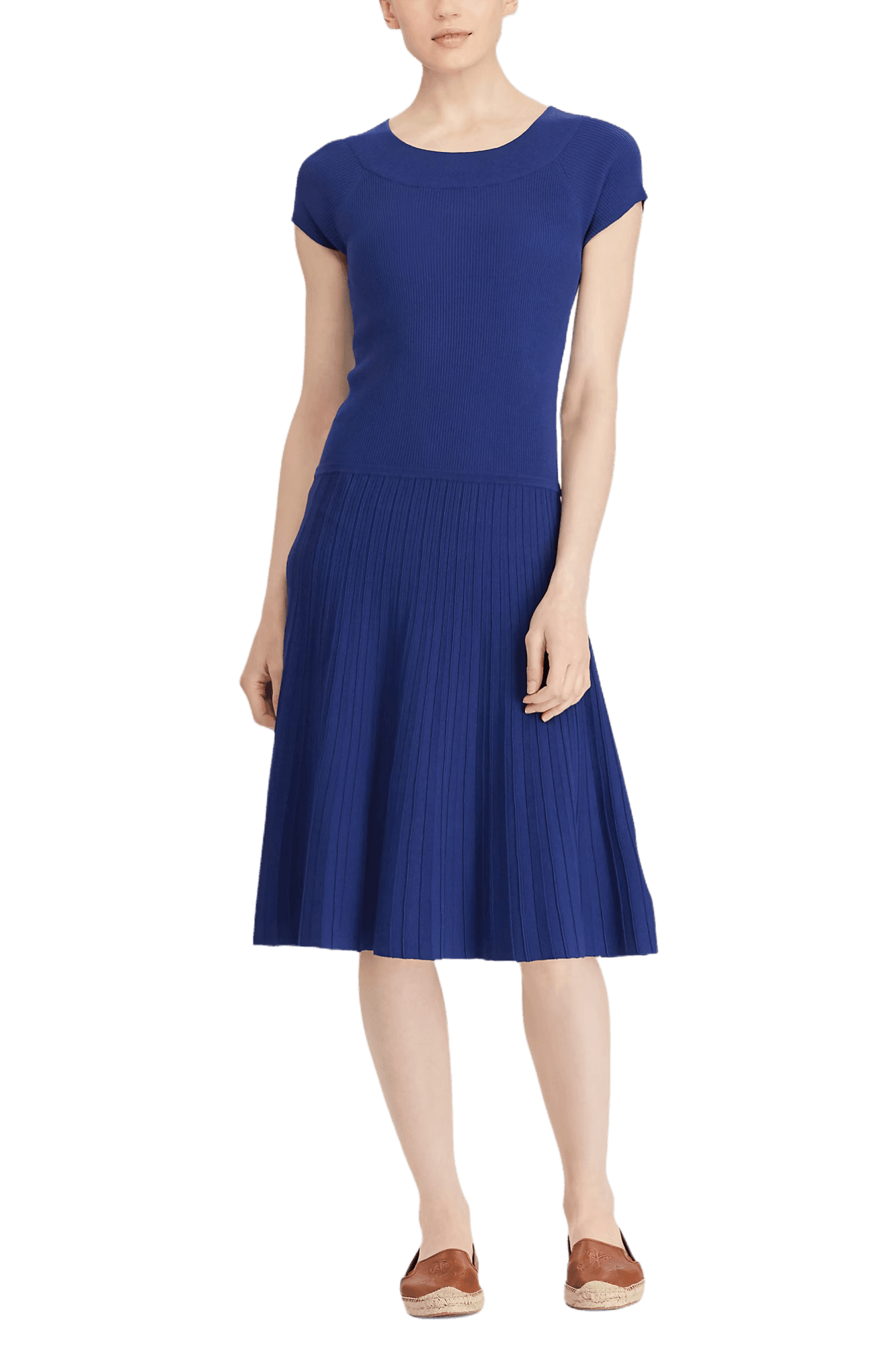 <tc>Ralph Lauren</tc> Vestido ajustado y acampanado para mujer