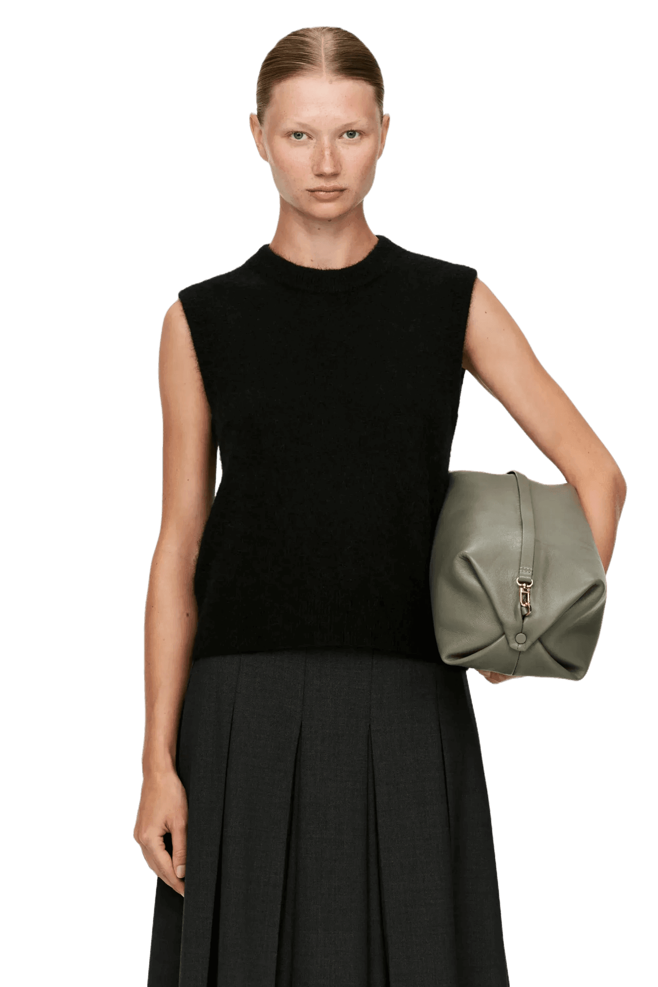 <tc>Arket</tc> Chaleco de mezcla de lana y alpaca para mujer