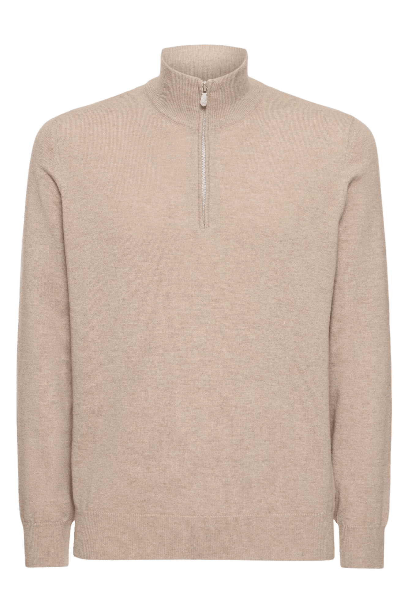 Brunello Cucinelli Men's Cashmere Turtleneck Sweater With Zipper