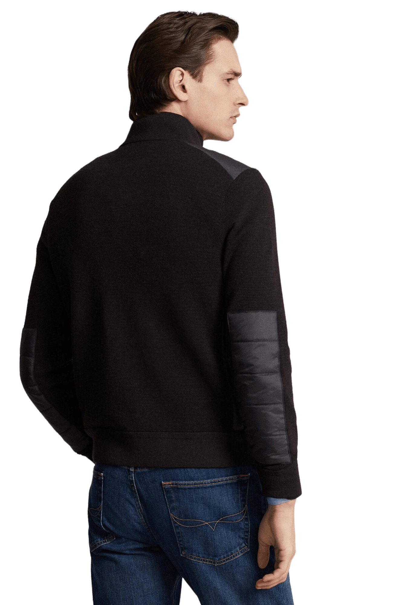 <tc>Ralph Lauren</tc> Suéter híbrido con cremallera completa para hombre