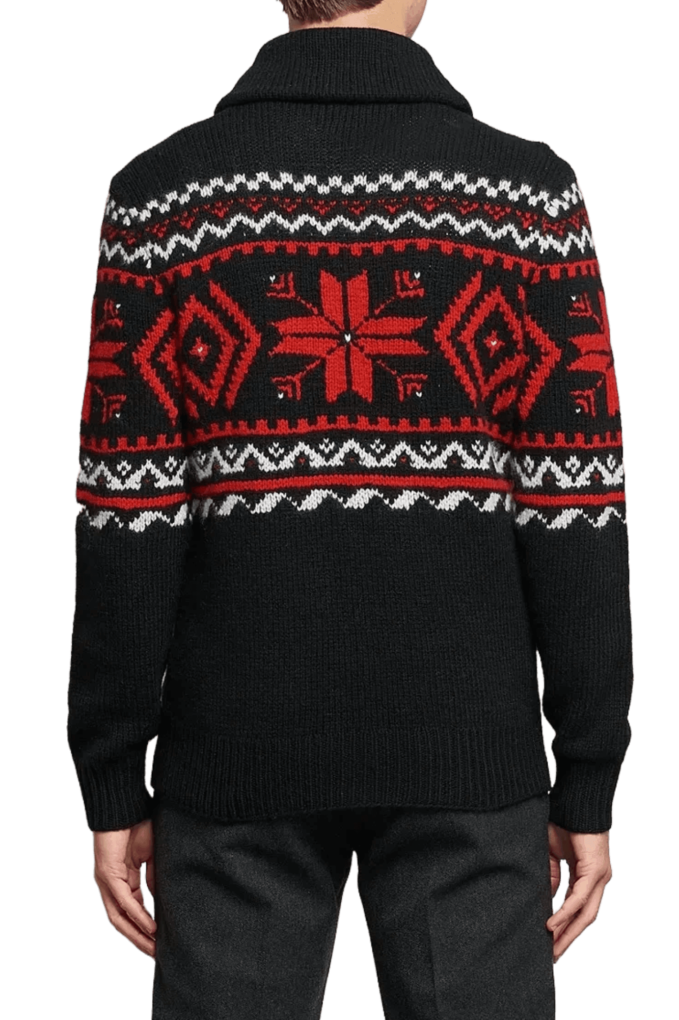 <tc>Ralph Lauren</tc> Suéter de algodón con copos de nieve para hombre