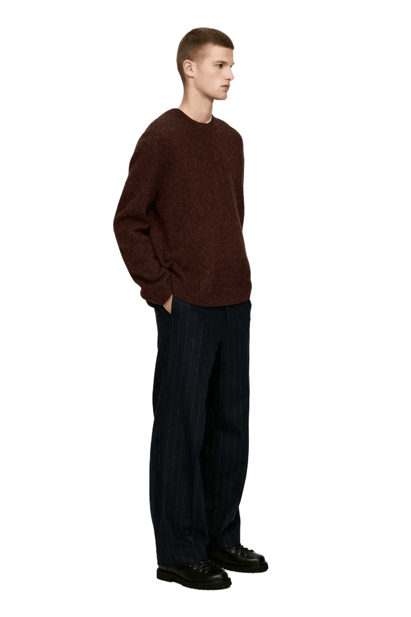 <tc>Arket</tc> Jersey de lana con cuello redondo para hombre