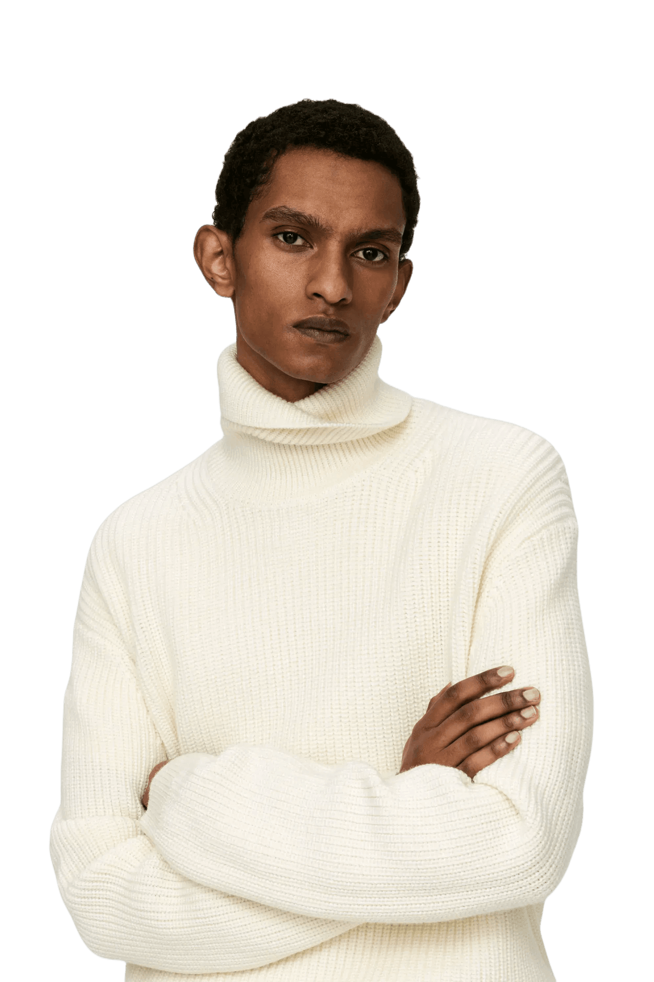 <tc>Arket</tc> Suéter de cuello alto de lana gruesa para hombre