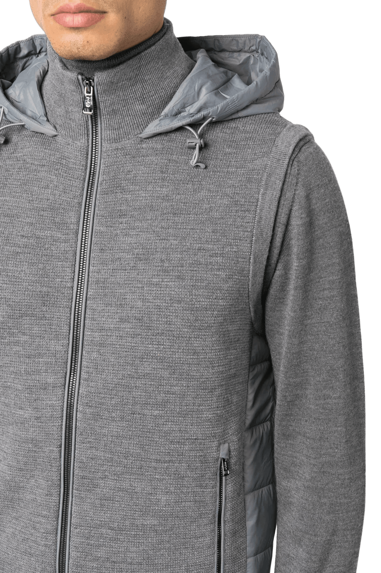 <tc>Ralph Lauren</tc> Suéter híbrido sin mangas con capucha para hombre