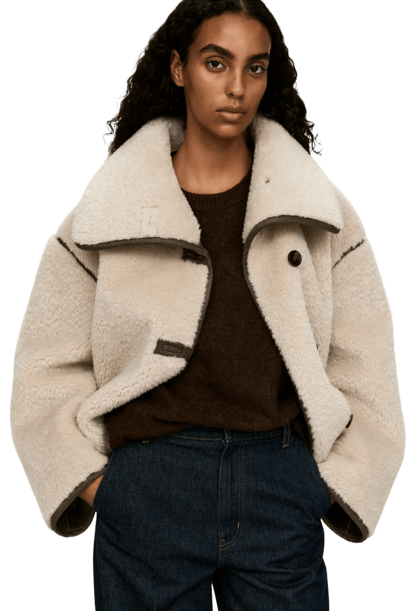 <tc>Arket</tc> Suéter de mezcla de lana y alpaca para mujer