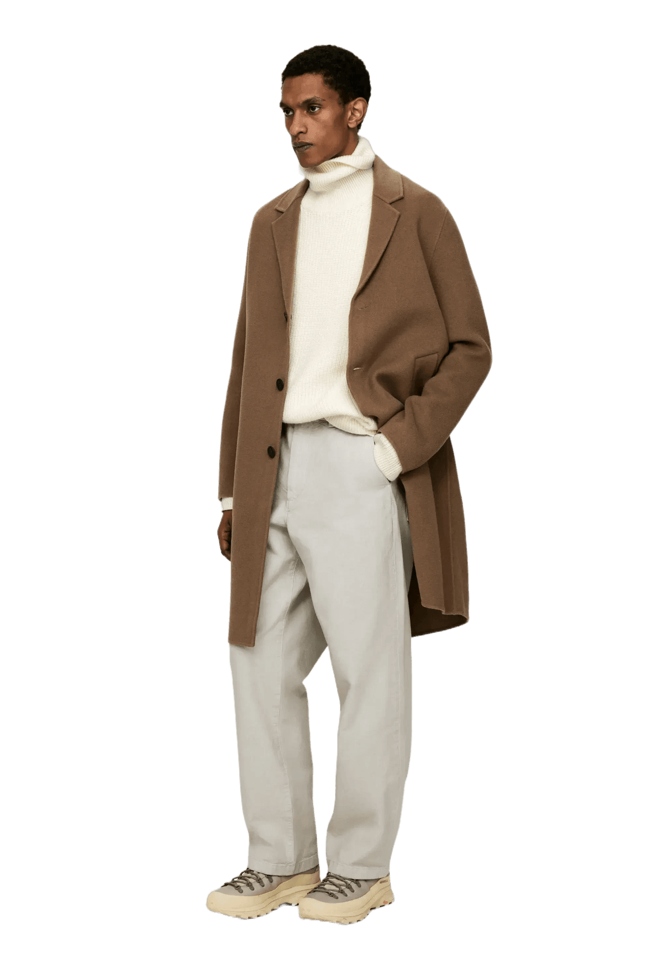 <tc>Arket</tc> Suéter de cuello alto de lana gruesa para hombre