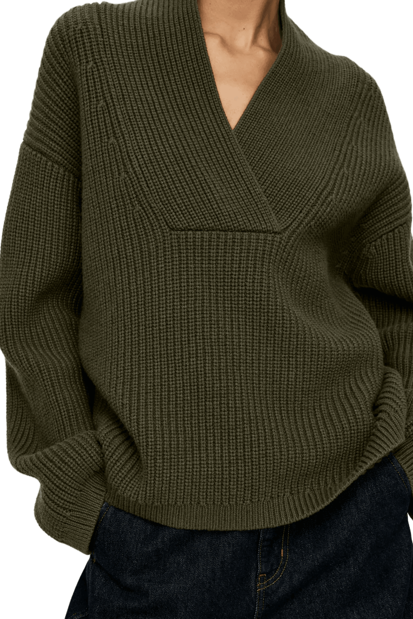 <tc>Arket</tc> Pull col châle pour femme