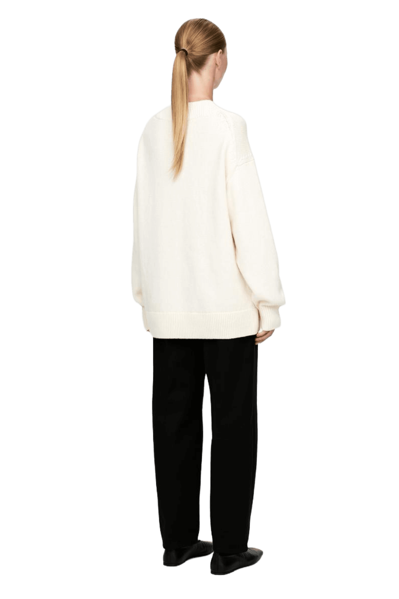 <tc>Arket</tc> Jersey holgado de lana y algodón para mujer