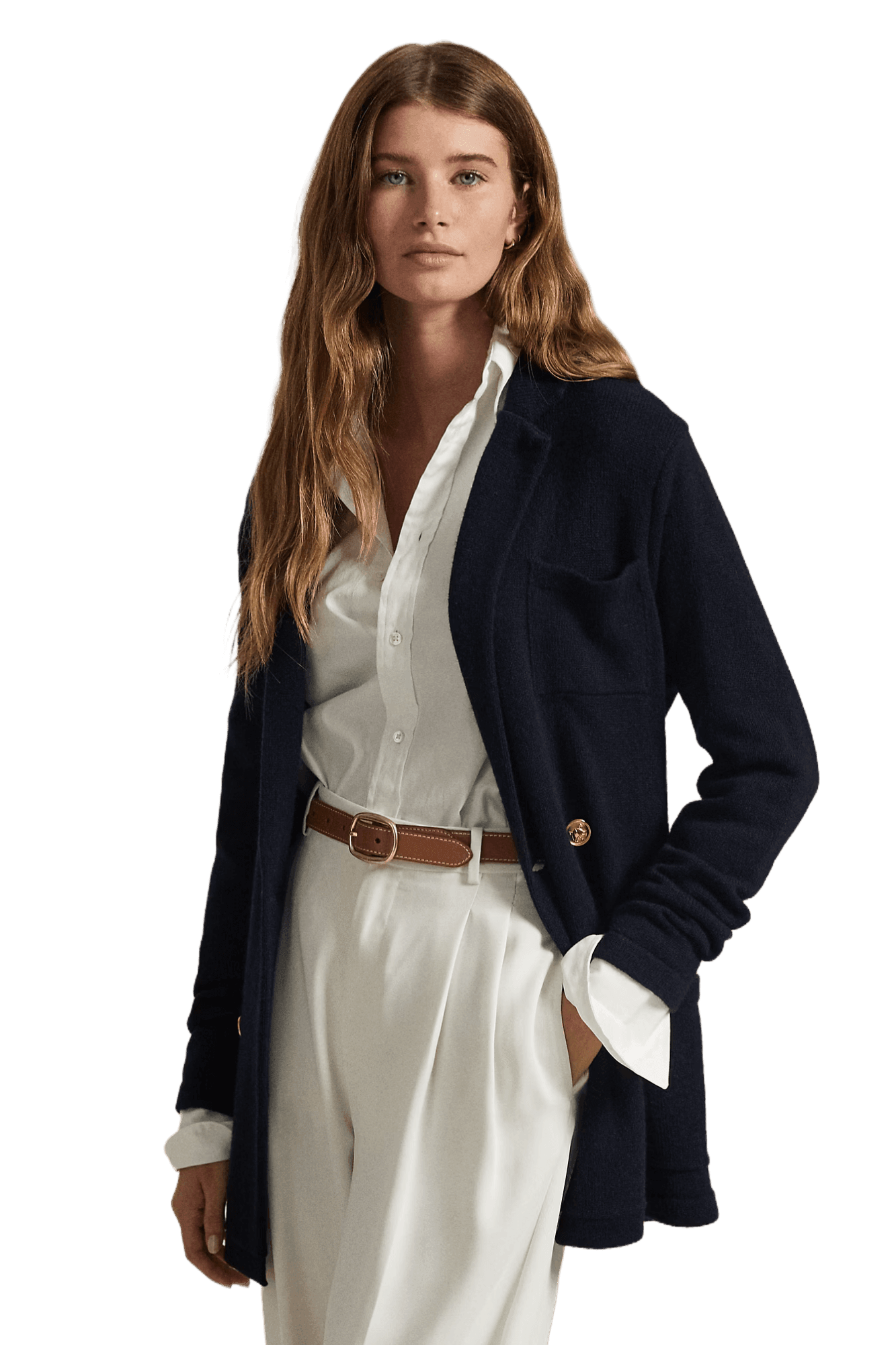<tc>Ralph Lauren</tc> Cárdigan blazer de cachemira unisex