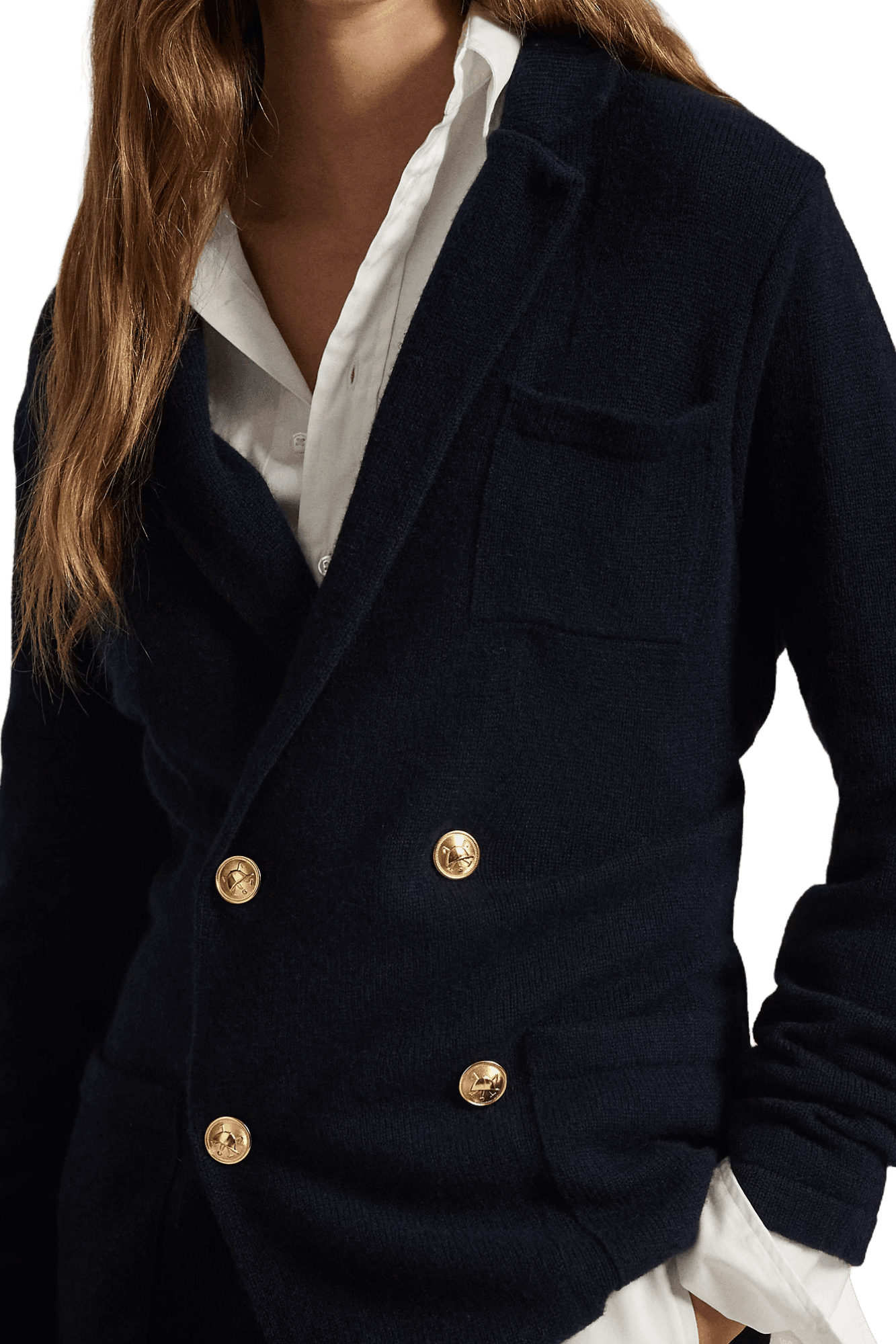 <tc>Ralph Lauren</tc> Cárdigan blazer de cachemira unisex