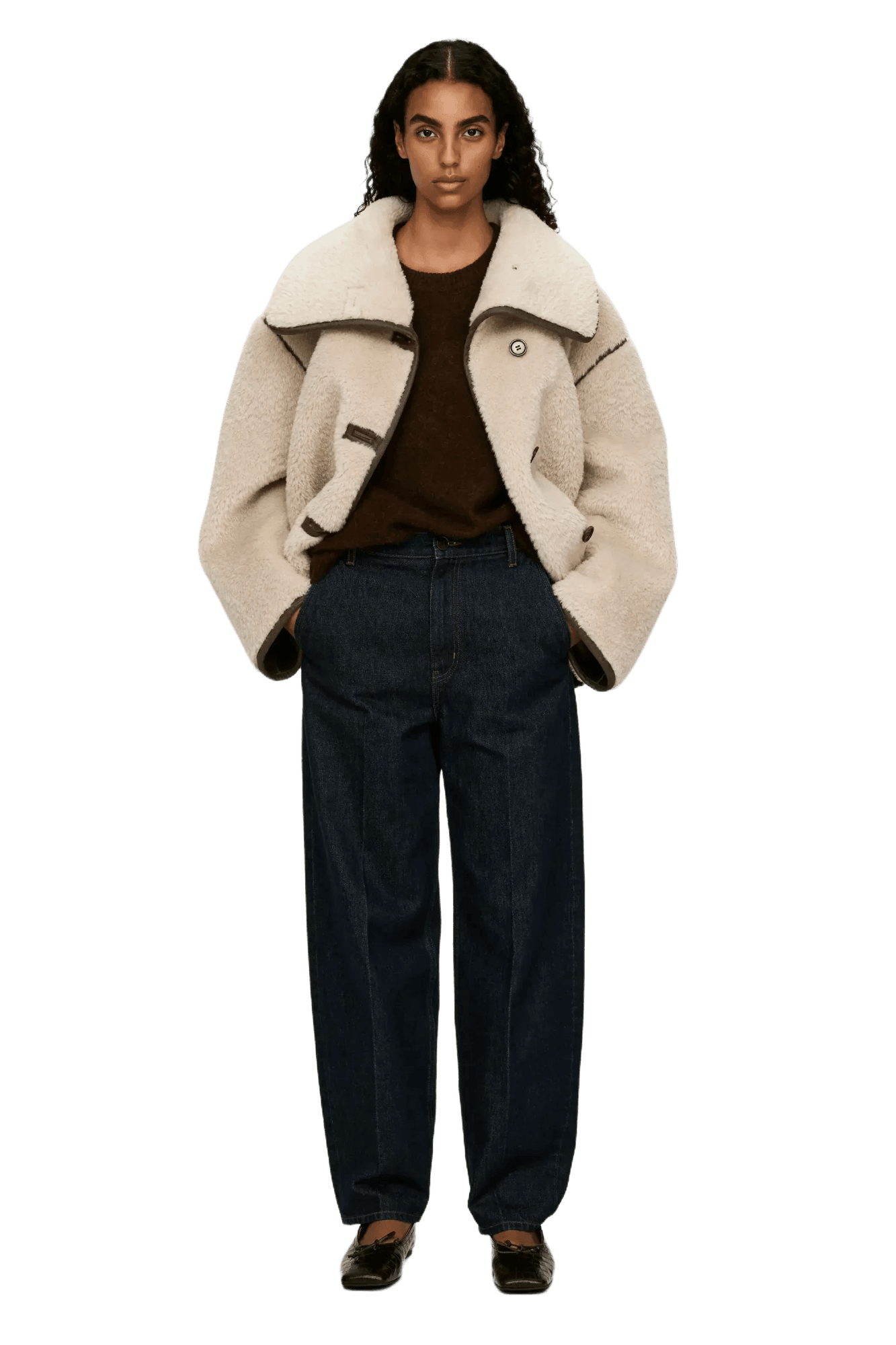 <tc>Arket</tc> Suéter de mezcla de lana y alpaca para mujer