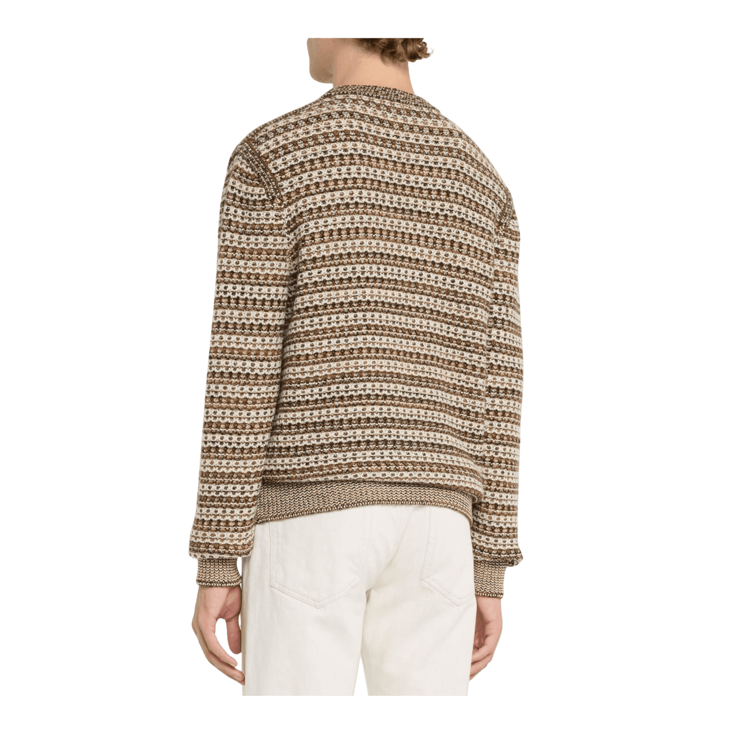<tc>Loro Piana</tc> Suéter de cuello redondo de punto de cachemira Mancora para hombre
