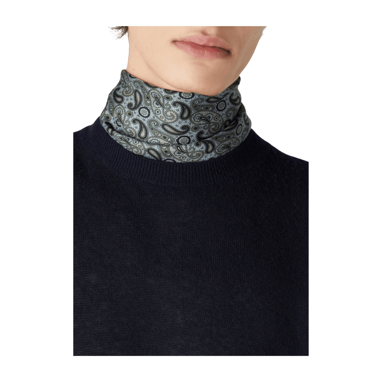 <tc>Loro Piana</tc> Jersey de cuello redondo Camino para hombre