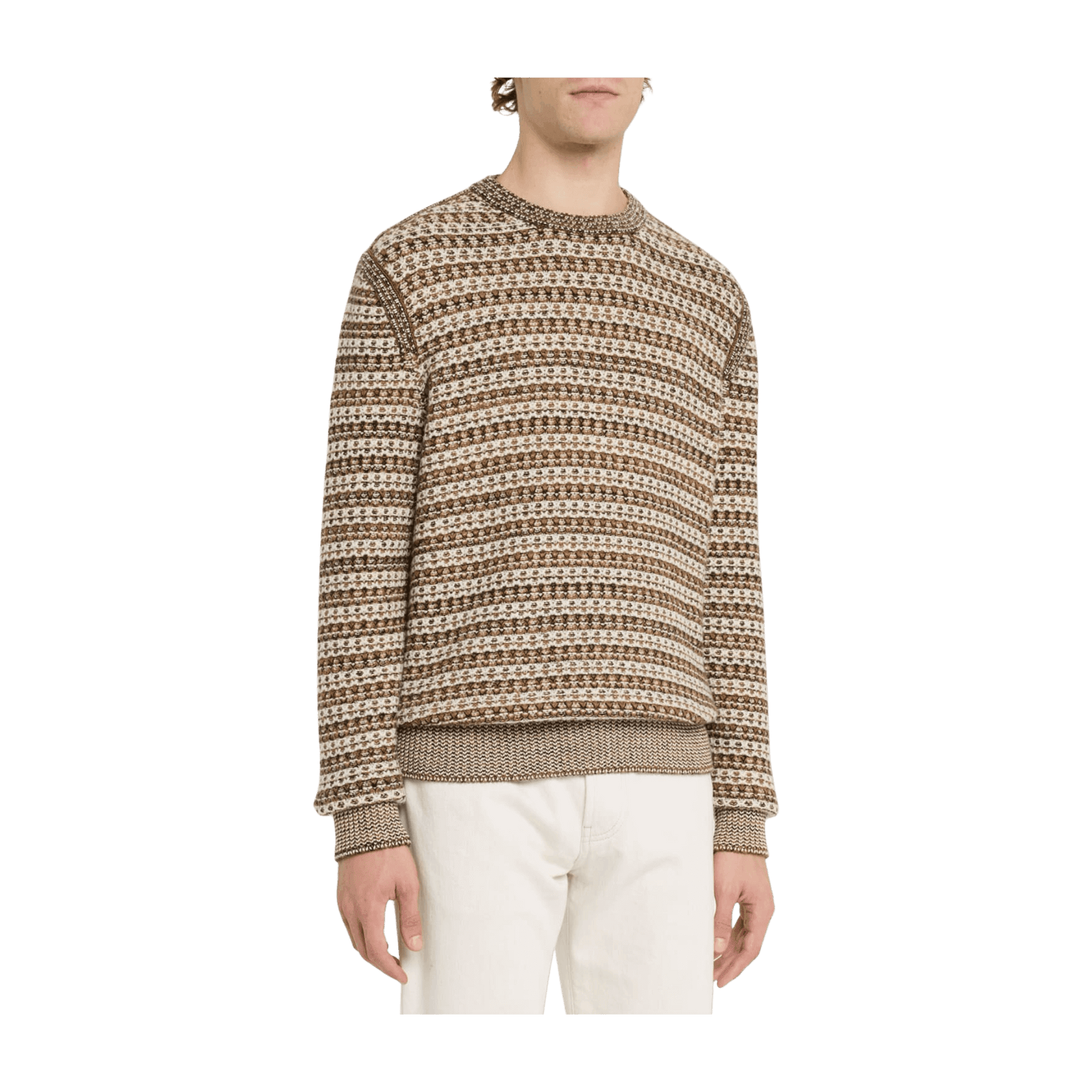 <tc>Loro Piana</tc> Suéter de cuello redondo de punto de cachemira Mancora para hombre