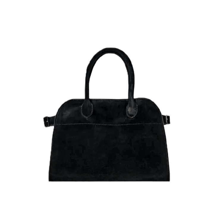 The Row Soft Margaux 10 Bag in Suede