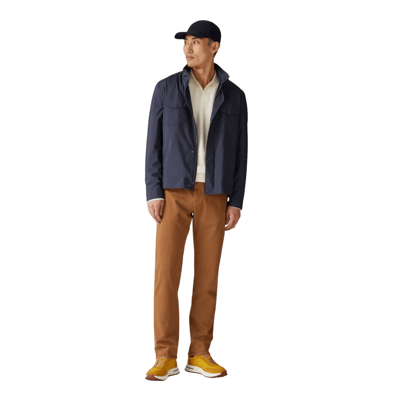<tc>Loro Piana</tc> 男士無扣 Polo 衫