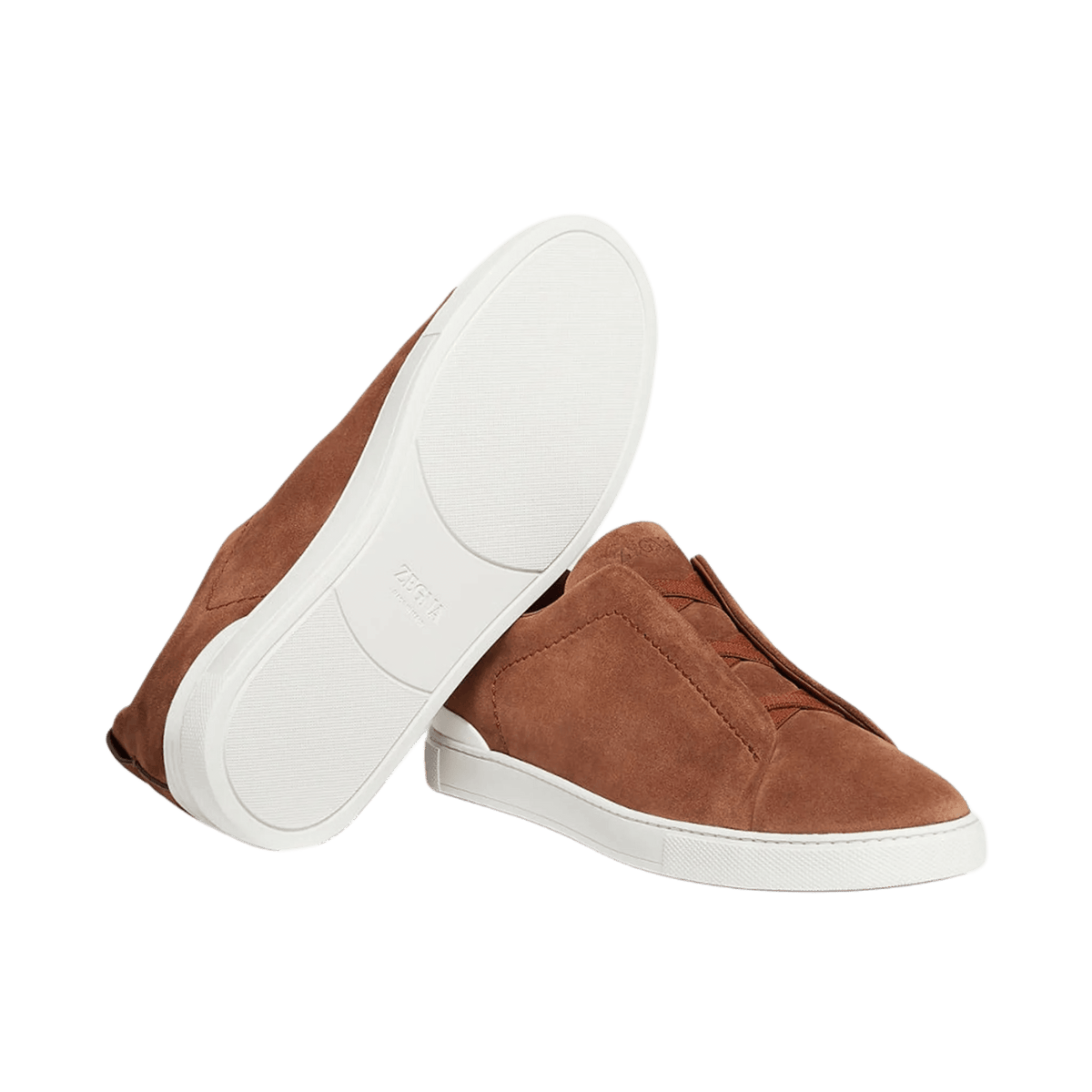 Zegna Triple Stitch Sneaker aus Veloursleder für Herren