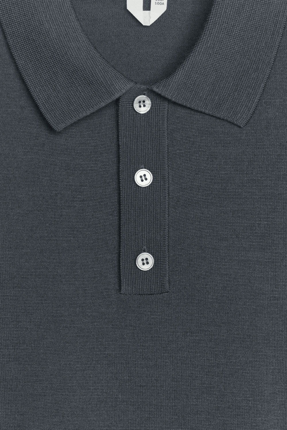 <tc>Arket</tc> Jersey tipo polo de merino para hombre