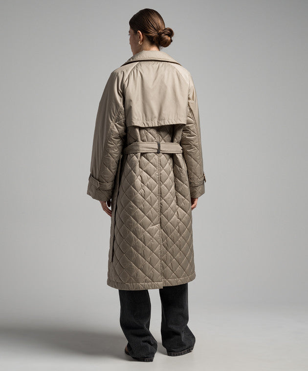 Brunello Cucinelli Women's Double-breasted Quilted Trench Coat