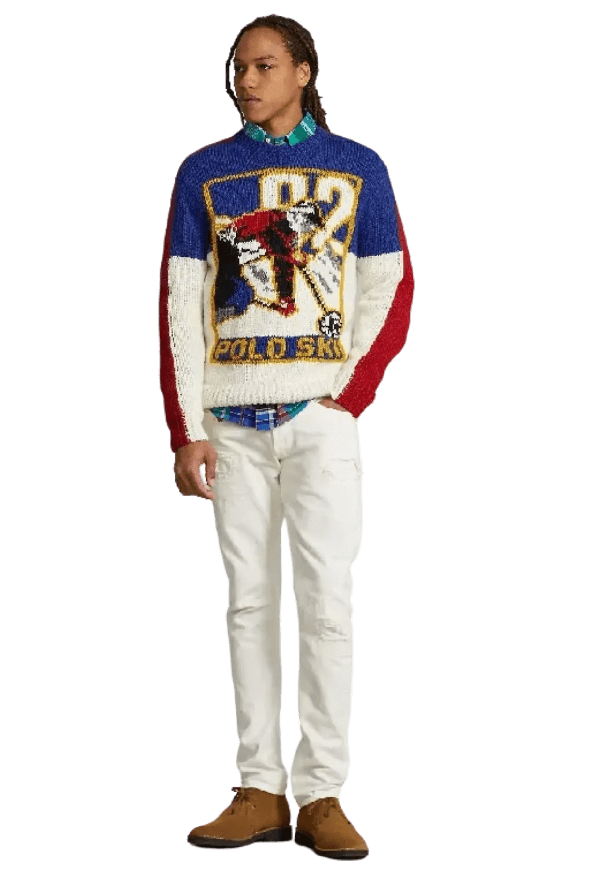 Ralph Lauren Herrenpullover Polo Ski aus Wollmischung