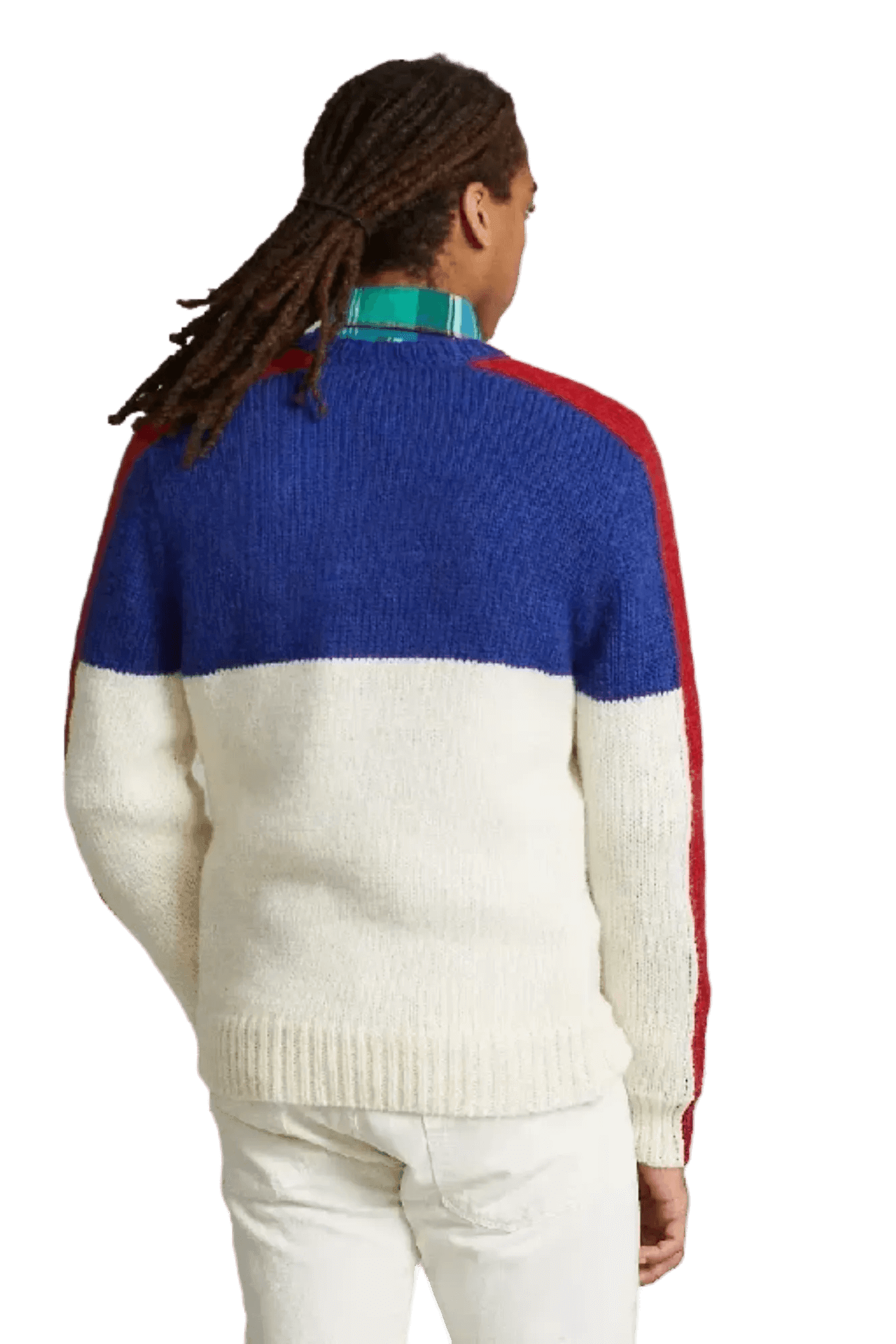 <tc>Ralph Lauren</tc> Suéter de mezcla de lana para hombre, estilo polo de esquí