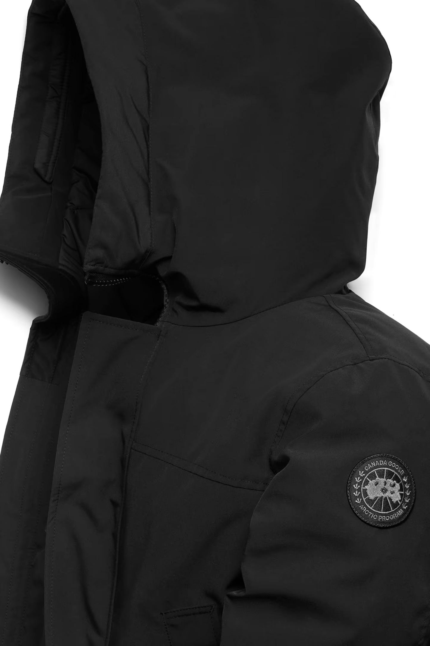 Canada Goose 男士Langford Heritage派克大衣黑标版