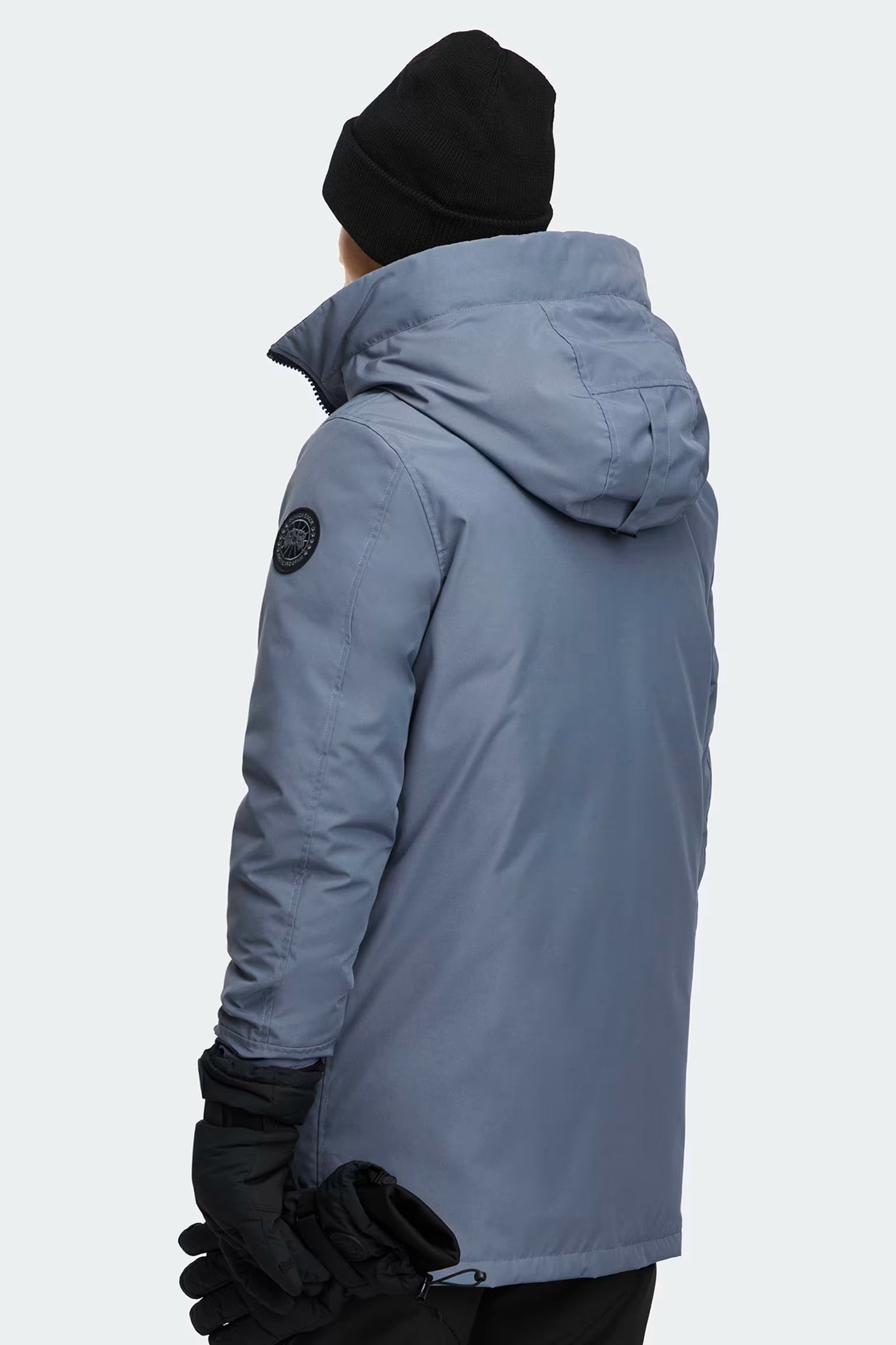 Canada Goose 男士Langford Heritage派克大衣黑标版