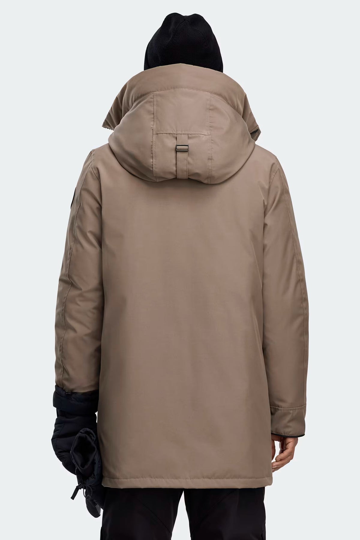 Canada Goose 男士Langford Heritage派克大衣黑标版