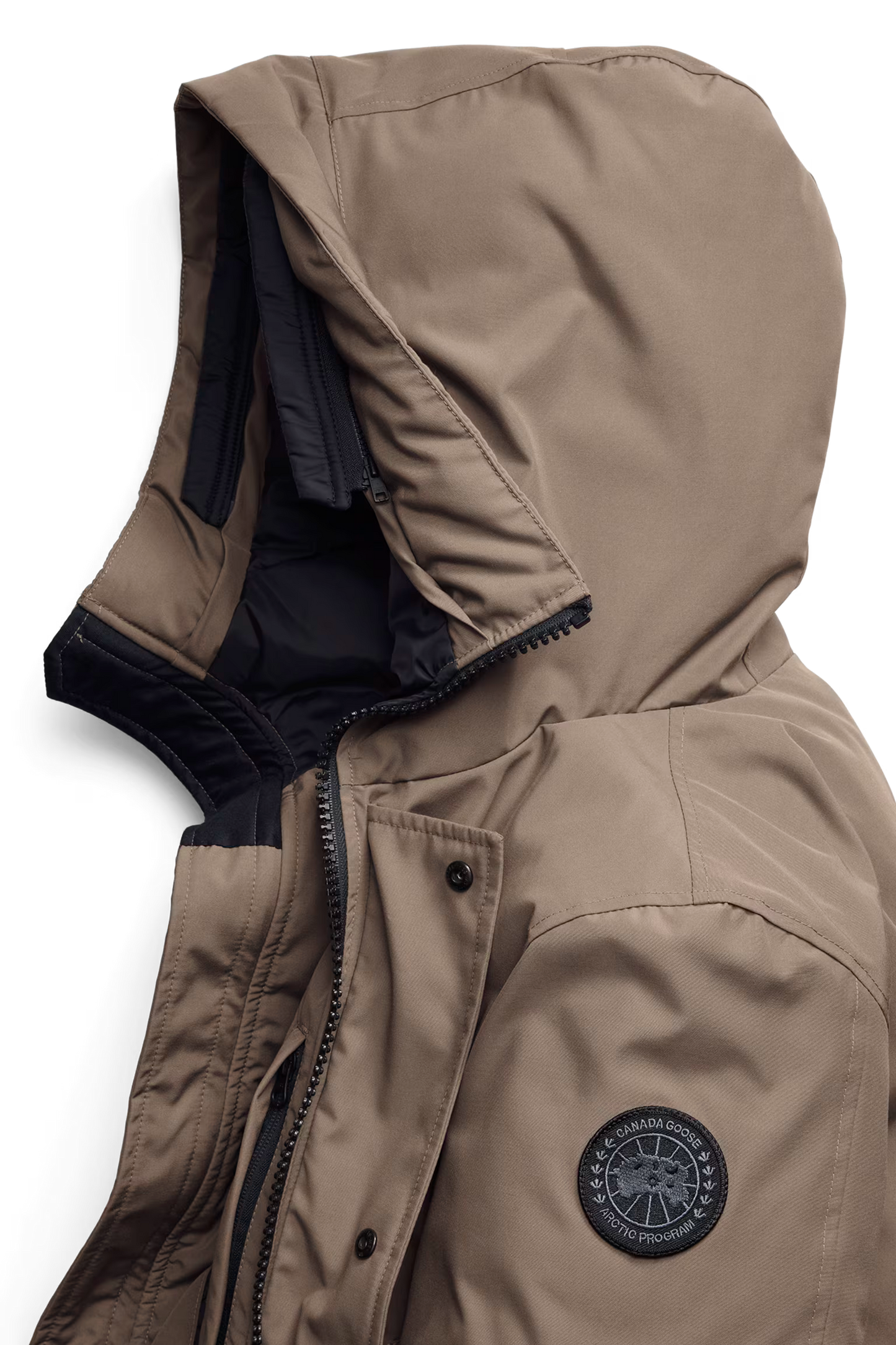 Canada Goose 男士Langford Heritage派克大衣黑标版
