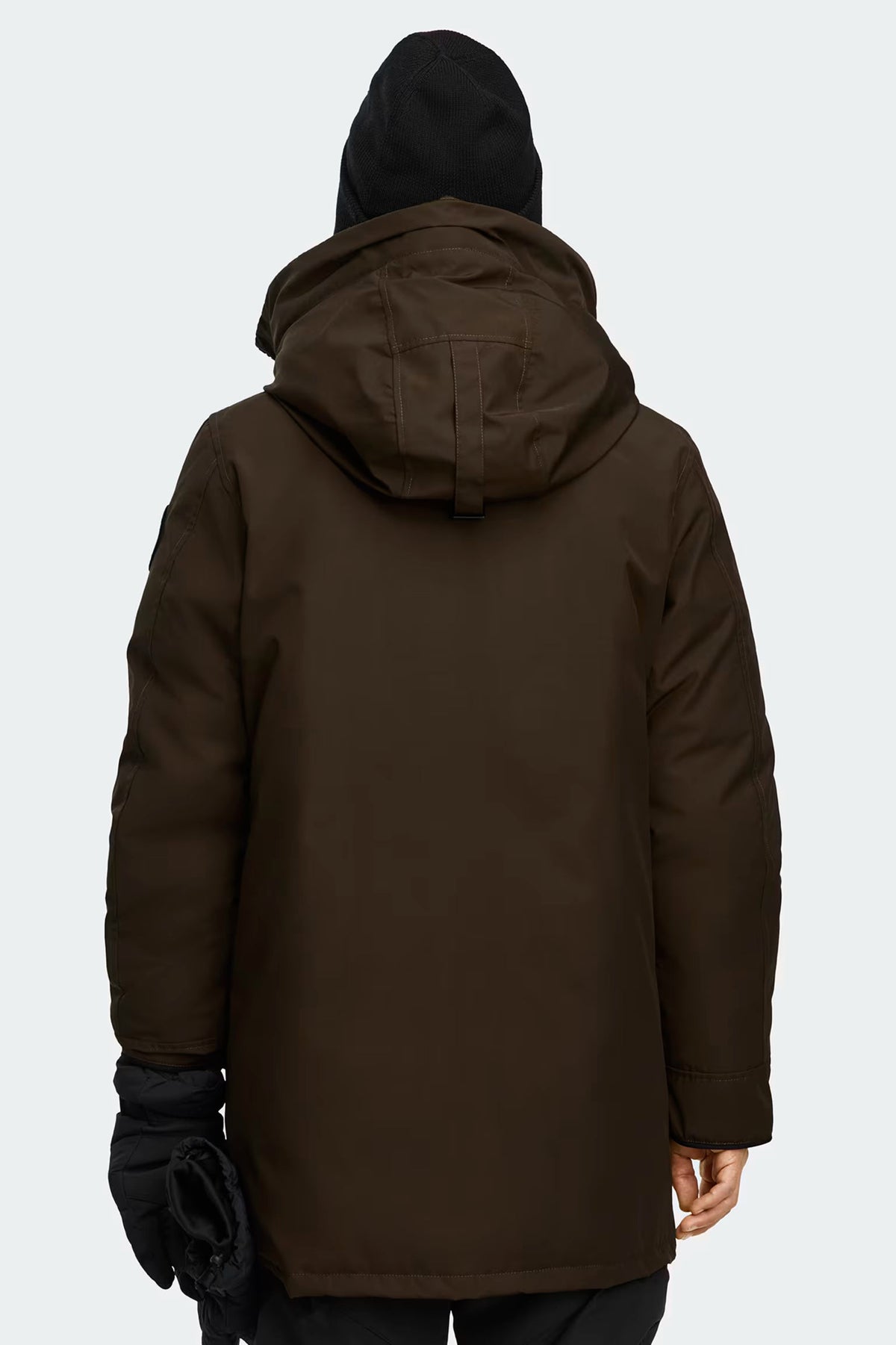 Canada Goose 男士Langford Heritage派克大衣黑标版