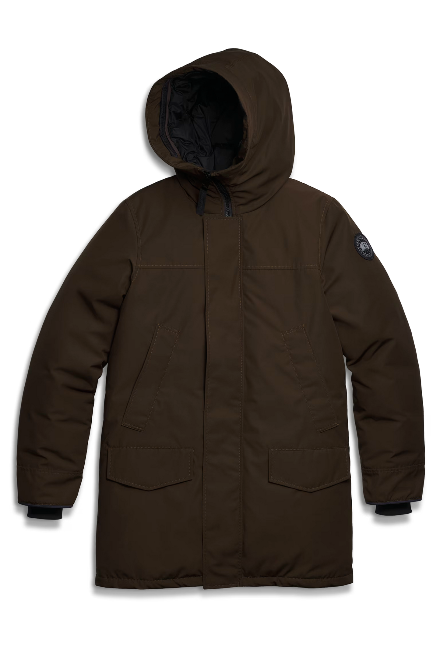Canada Goose 男士Langford Heritage派克大衣黑标版