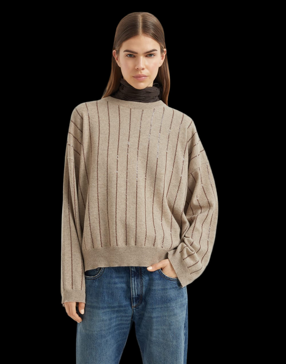 <tc>Brunello Cucinelli</tc> سترة كشمير رجالية
